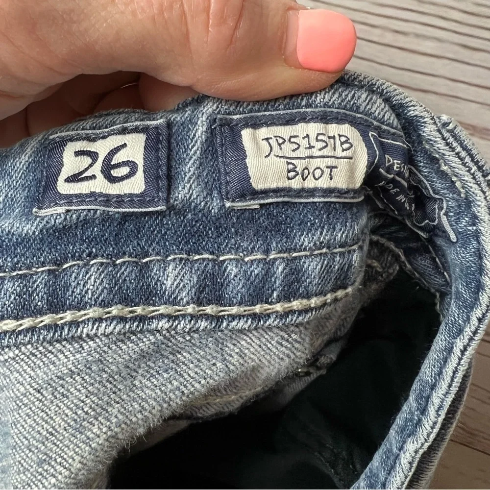 Miss me distressed bootcut jeans